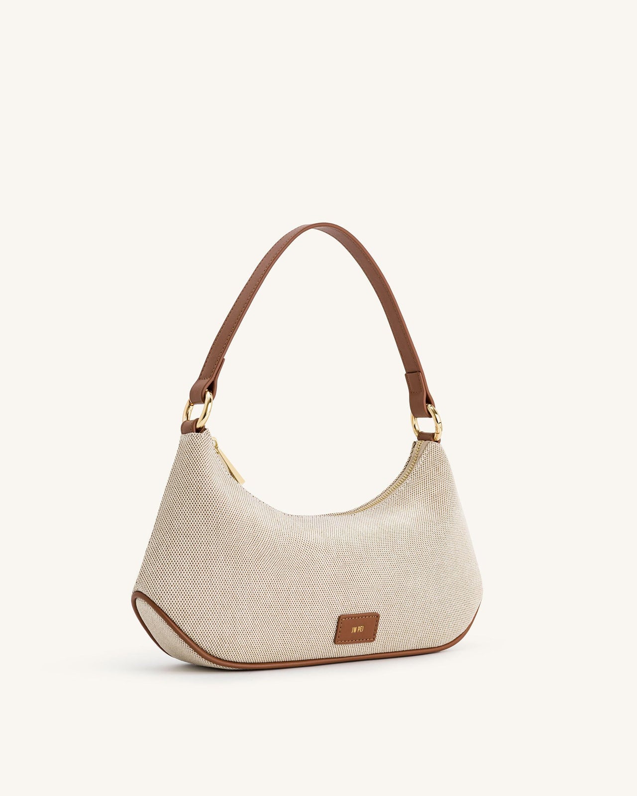 Borsa a tracolla Lily - Tela Marrone