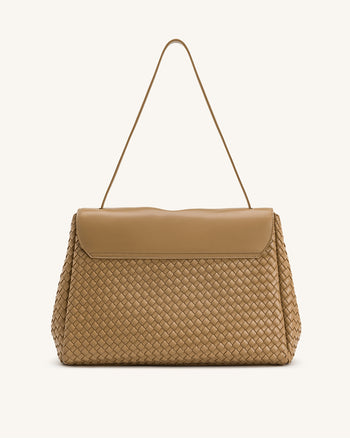 Hilary Borsa a Spalla Intrecciata - Cammello