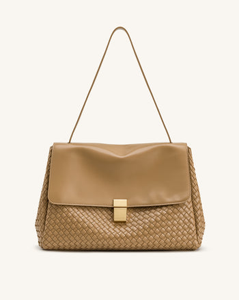 Hilary Borsa a Spalla Intrecciata - Cammello