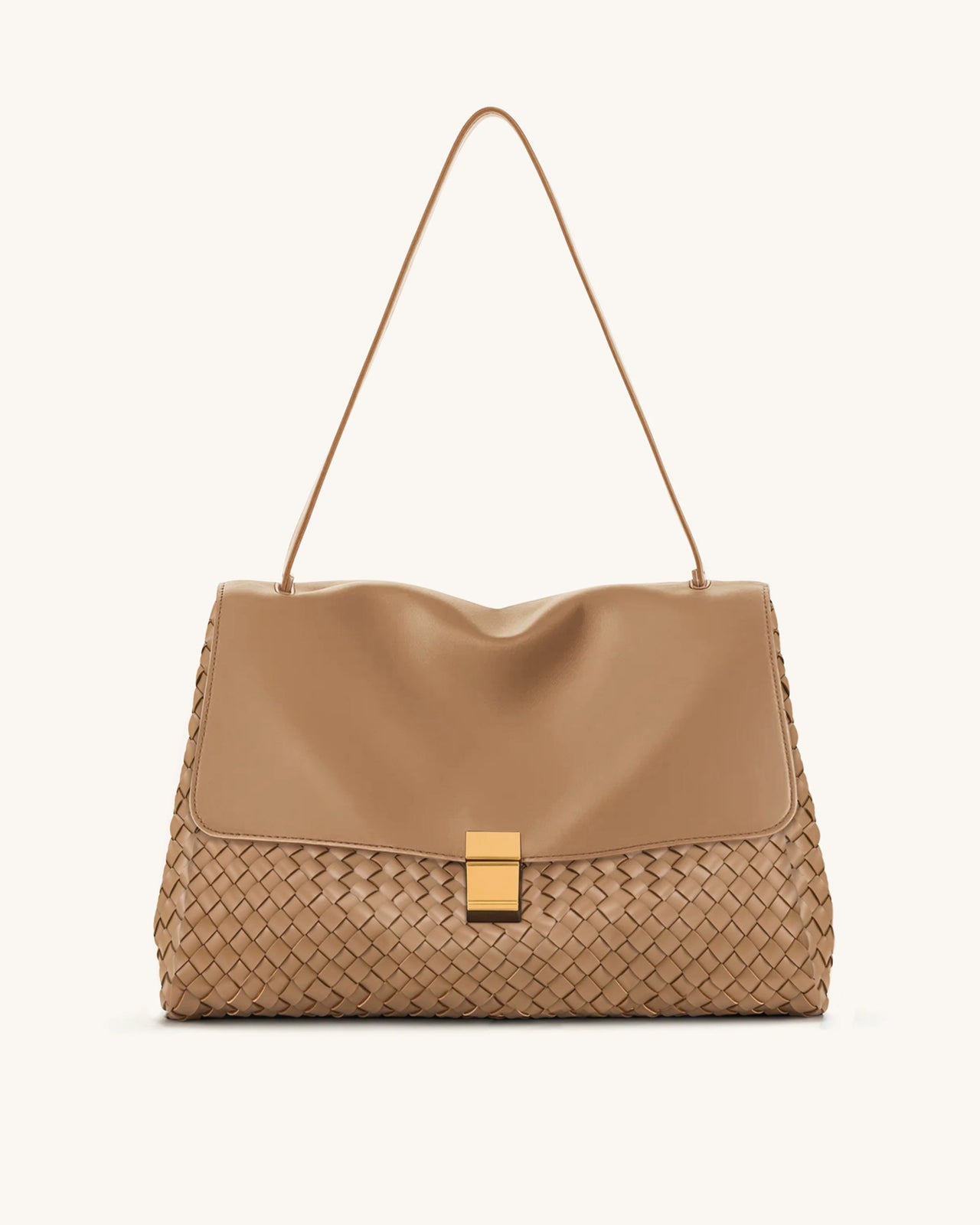 Hilary Borsa a Spalla Intrecciata - Cammello