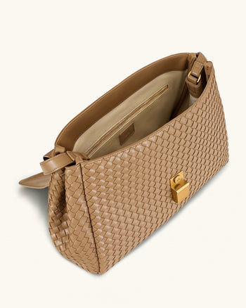 Hilary Borsa a Spalla Intrecciata - Cammello