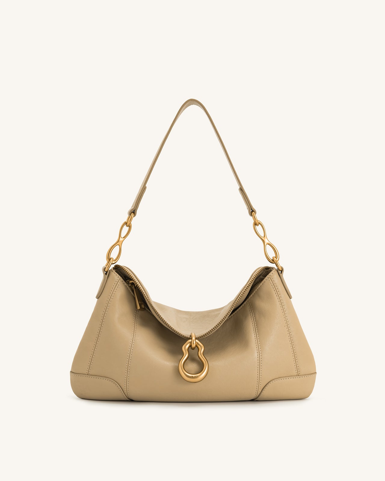 Jayla Borsa a Spalla con Ciondolo in Metallo - Khaki