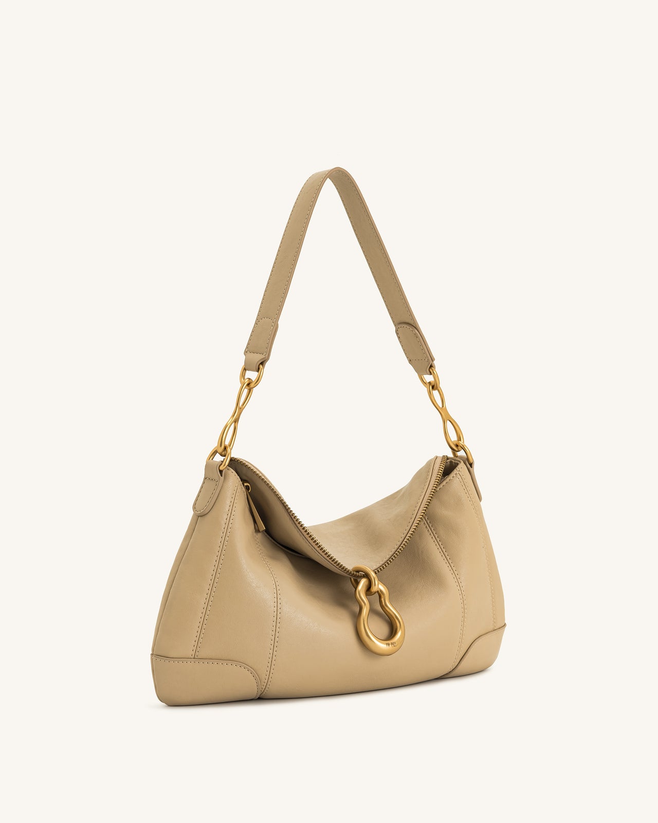 Jayla Borsa a Spalla con Ciondolo in Metallo - Khaki