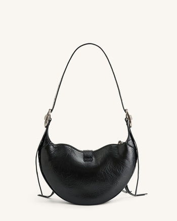 Tessa Borsa a Spalla Schiacciata - Nero