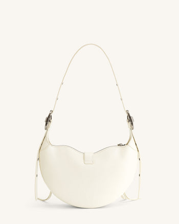 Tessa Borsa a Spalla Schiacciata - Bianco