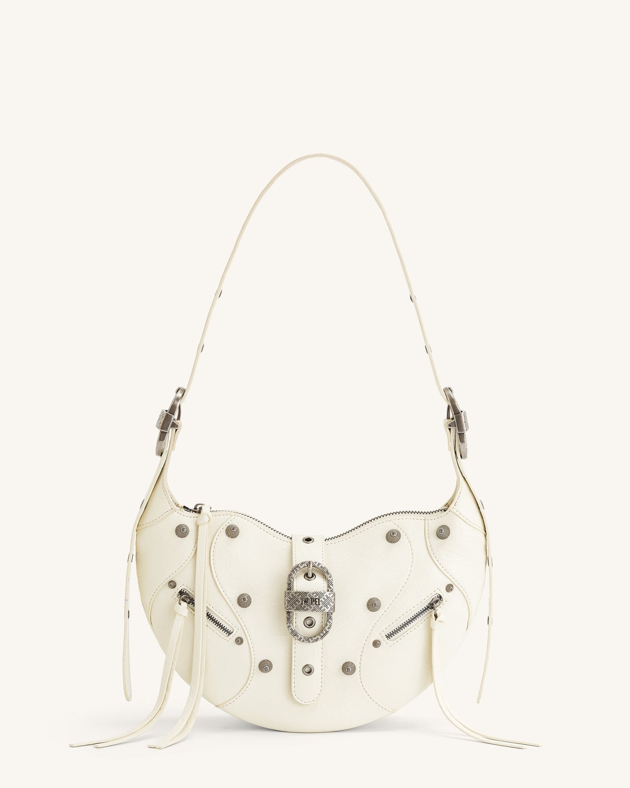 Tessa Borsa a Spalla Schiacciata - Bianco