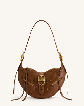 Borsa a tracolla Tessa Crushed - Marrone