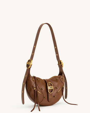 Borsa a tracolla Tessa Crushed - Marrone