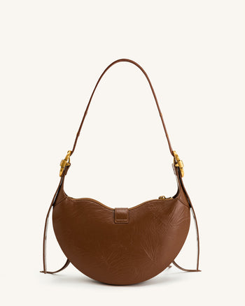 Borsa a tracolla Tessa Crushed - Marrone