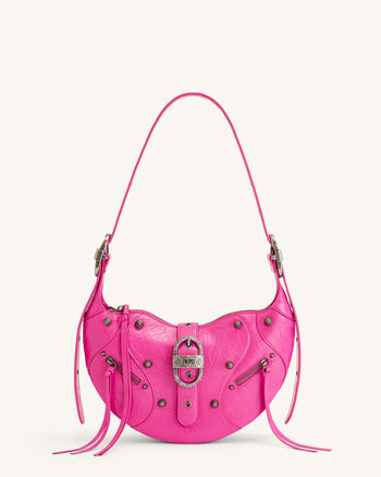 Tessa Borsa a Spalla Schiacciata - Rosa Brillante