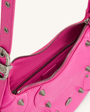 Tessa Borsa a Spalla Schiacciata - Rosa Brillante