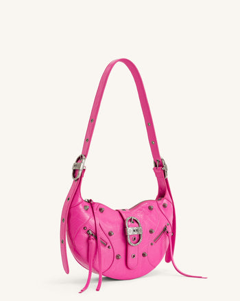 Tessa Borsa a Spalla Schiacciata - Rosa Brillante