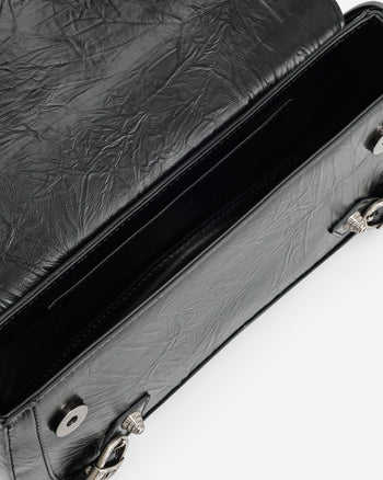 Sia Borsa a Spalla Schiacciata - Nero