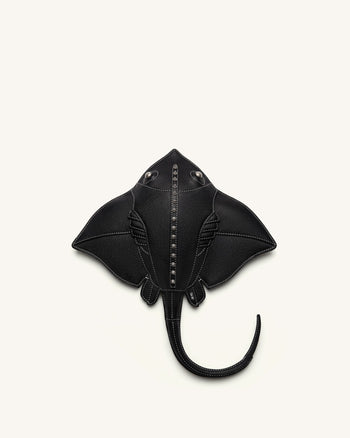 Odelle Borsa a tracolla a forma di manta - Nero