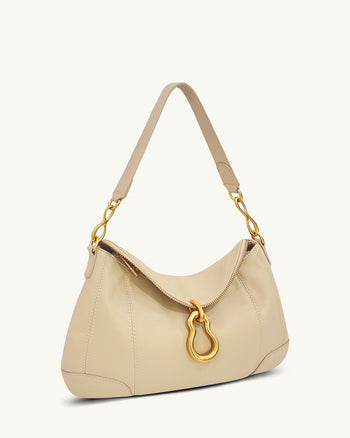 Jayla Borsa a Spalla con Ciondolo in Metallo - khaki