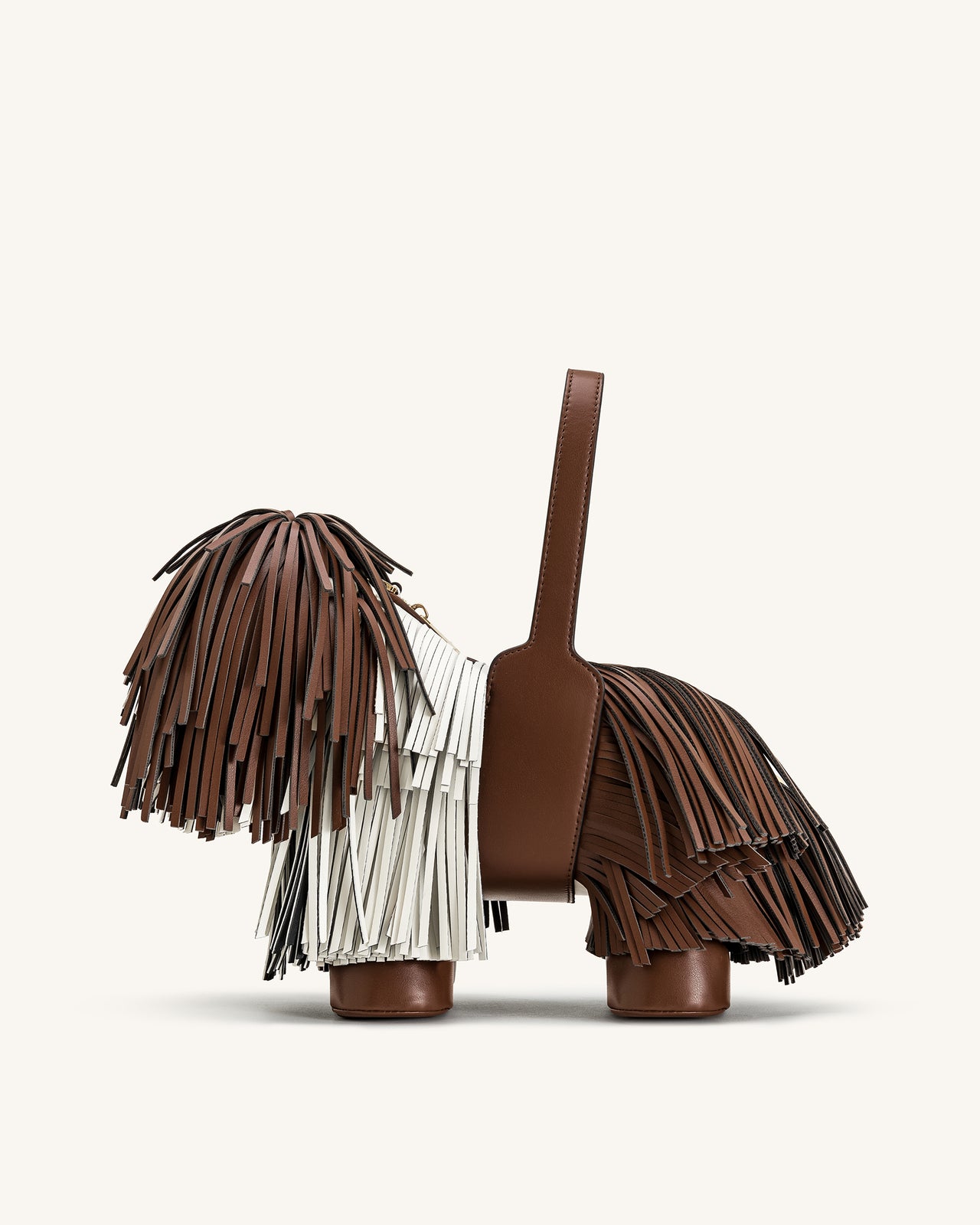 Borsa a Forma di Cucciolo Nita - Marrone Caramello