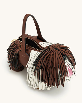 Borsa a Forma di Cucciolo Nita - Marrone Caramello