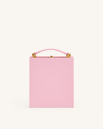 Taya-Puppy Pochette a forma di libro con motivo - Rosa