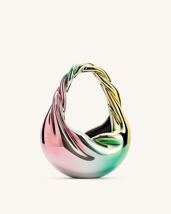 Willow Twist Borsa a Mano a Mezzaluna - Multicolore