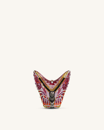 Paisley Pochette Con Farfalla Di Cristallo - Multicolore