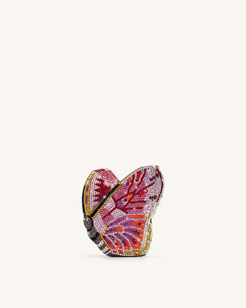 Paisley Pochette Con Farfalla Di Cristallo - Multicolore