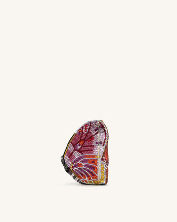 Paisley Pochette Con Farfalla Di Cristallo - Multicolore