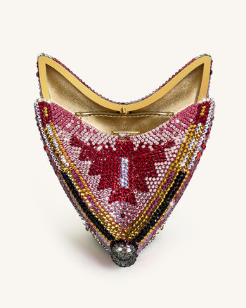 Paisley Pochette Con Farfalla Di Cristallo - Multicolore