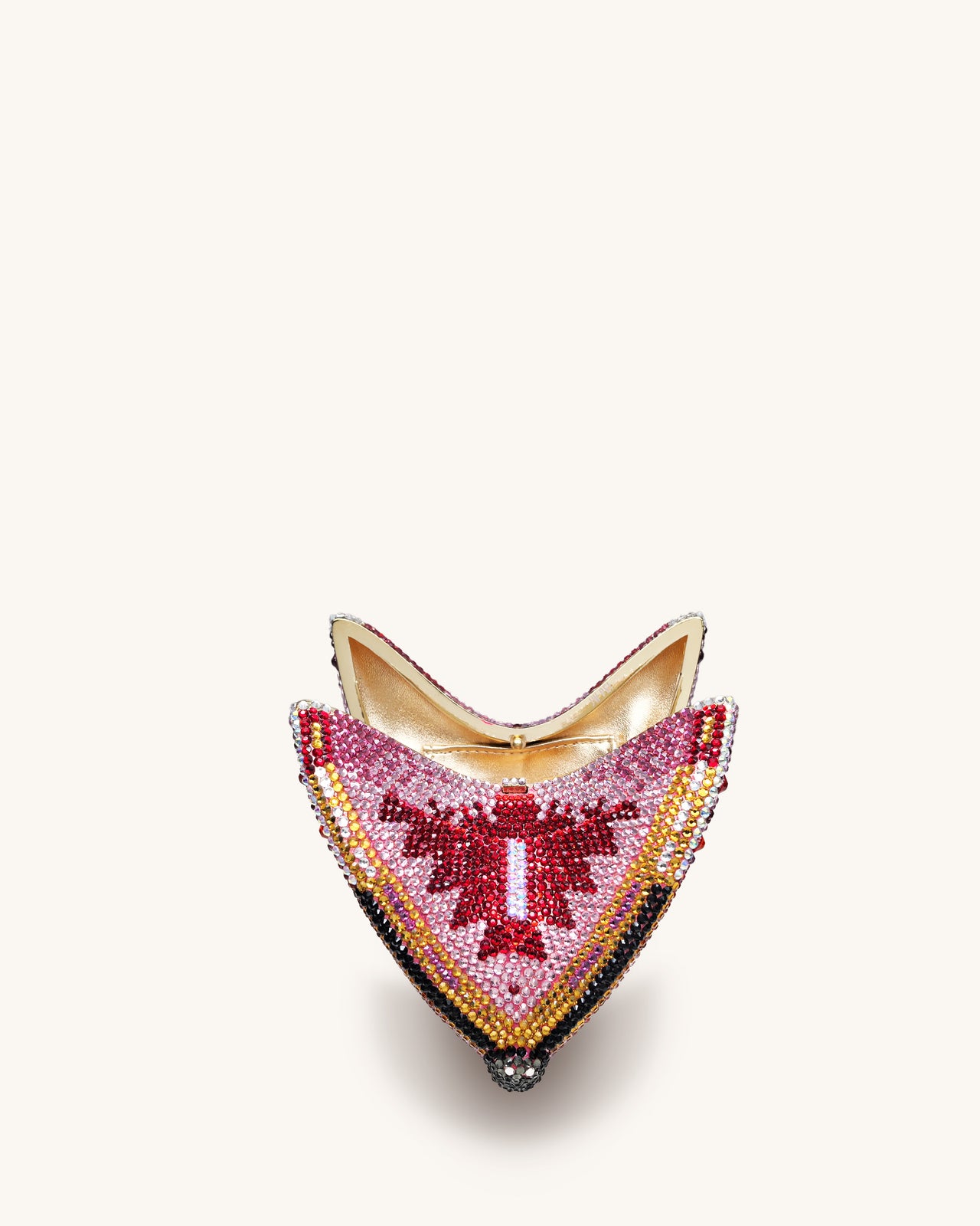 Paisley Pochette Con Farfalla Di Cristallo - Multicolore