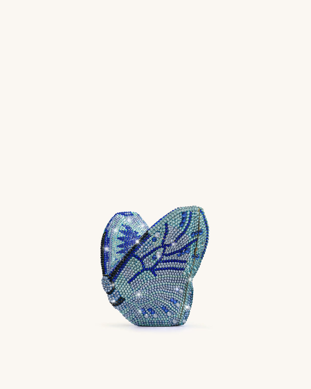 Paisley Pochette farfalla cristallo - Blu