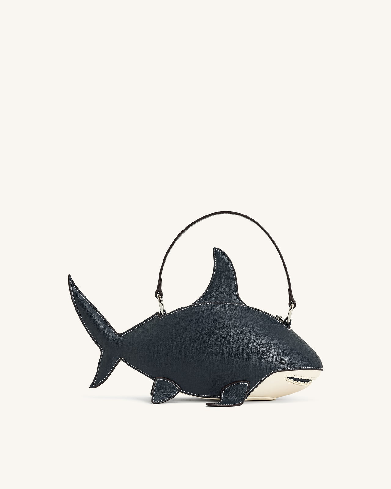 Nerys Borsa a Mano a Forma di Squalo - Blu Scuro