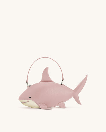 Nerys Borsa a Mano a Forma di Squalo - Rosa