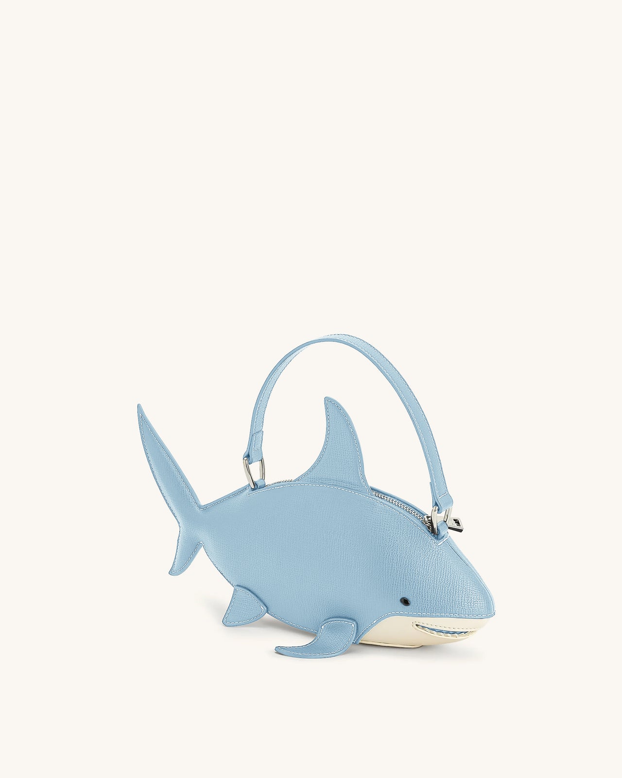 Nerys Borsa a Mano a Forma di Squalo - Azzurro
