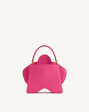 Flora Borsa a Mano con Forma di Orchidea - Rosa