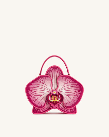 Flora Borsa a Mano con Forma di Orchidea - Rosa