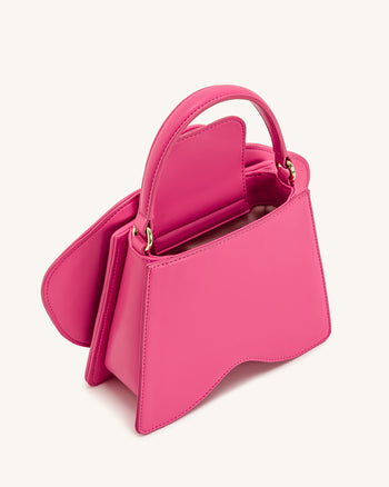 Flora Borsa a Mano con Forma di Orchidea - Rosa