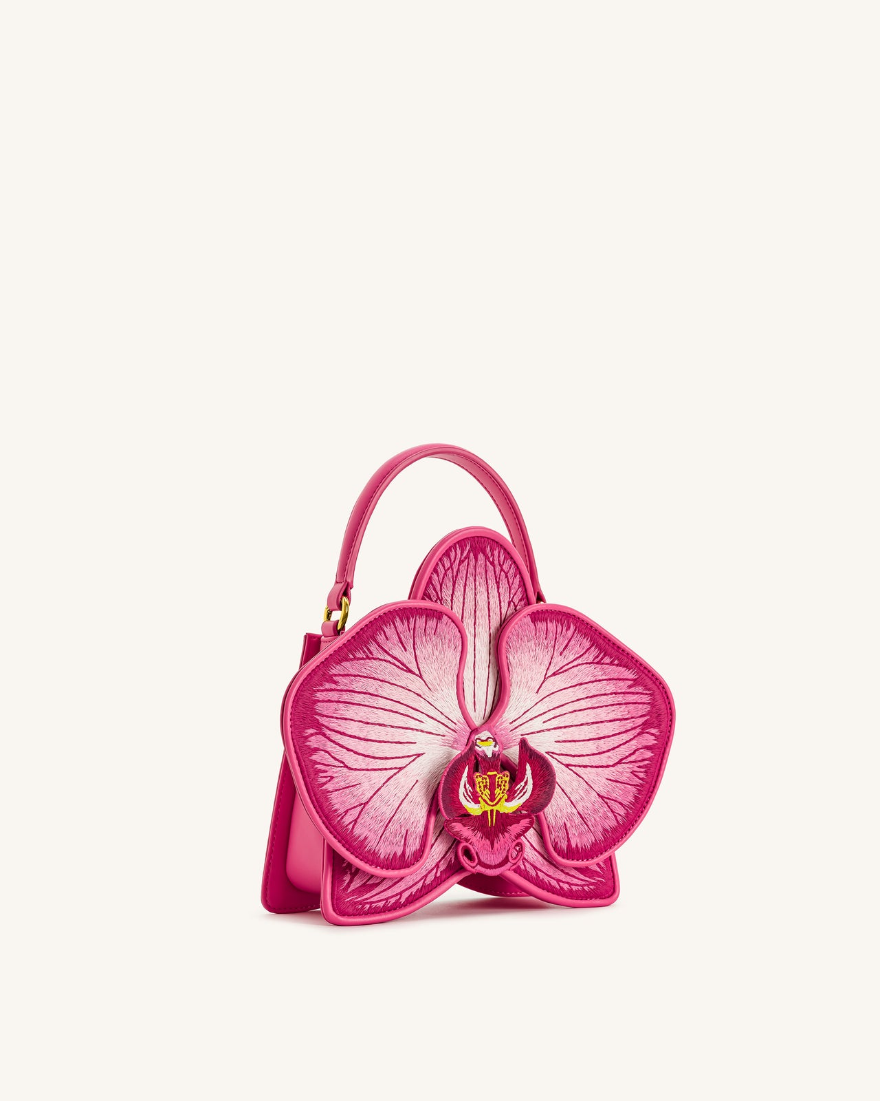 Flora Borsa a Mano con Forma di Orchidea - Rosa
