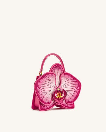 Flora Borsa a Mano con Forma di Orchidea - Rosa