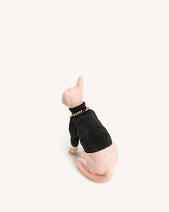 Sadie Pochette a forma di gatto - Nero/Rosa