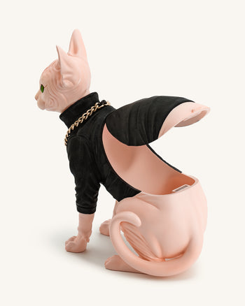 Sadie Pochette a forma di gatto - Nero/Rosa