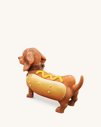 Borsa Hot Dog Bassotto - Marrone/Giallo