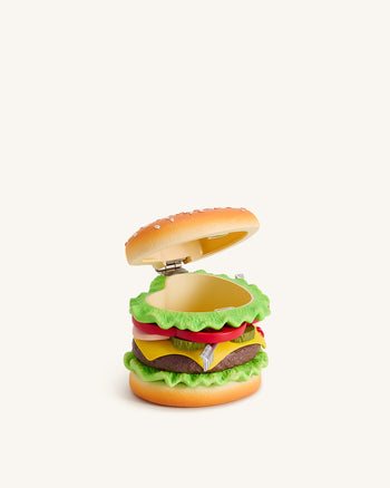 Pochette fantaisie Burger cœur - Multicolore