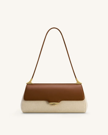 Eloise Borsa a Spalla - Tela Marrone