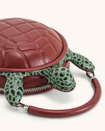 Ava Borsa a Forma di Tartaruga - Marrone