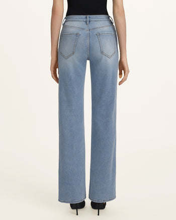Jeans dritti The Celestial Pearl Petal - Azzurro pallido