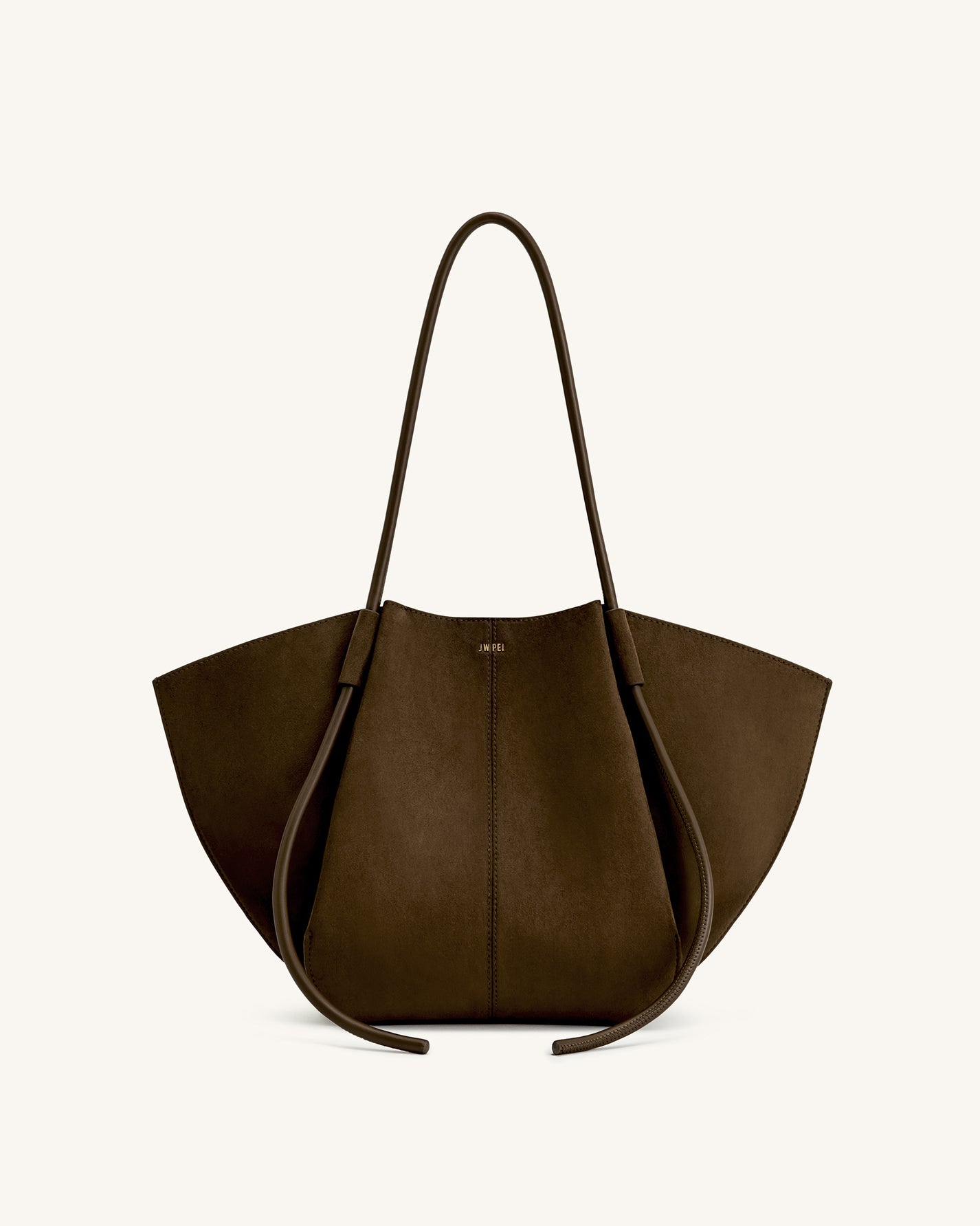 Borsa a spalla in pelle marrone Borsa a spalla in pelle marrone