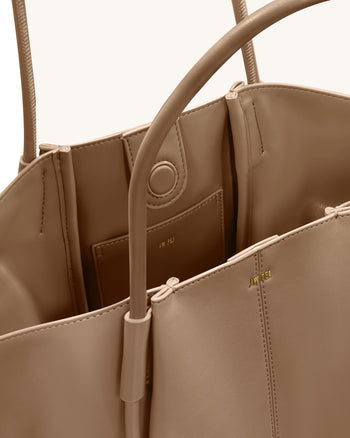 Nala Borsa Tote Ampia - Marrone Argilla