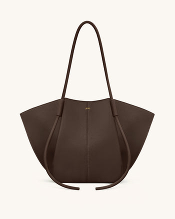 Nala Borsa Tote Ampia - Marrone Scuro