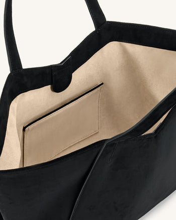 Kiana Borsa Tote a Grande Capacità - Nera