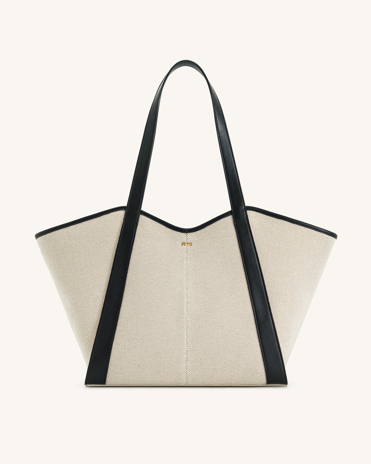 Kiana Borsa Tote a Grande Capacità - Tela Nera