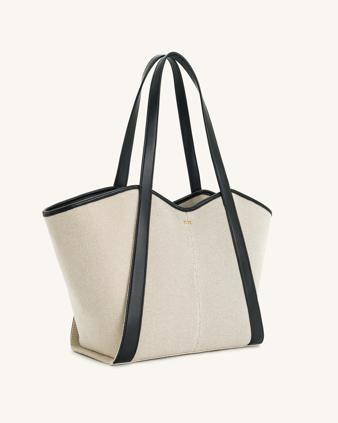 Kiana Borsa Tote a Grande Capacità - Tela Nera